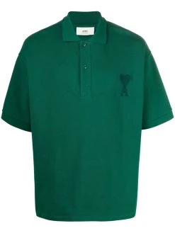 AMI Paris polo Ami de Coeur à logo brodé