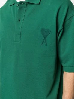 AMI Paris polo Ami de Coeur à logo brodé