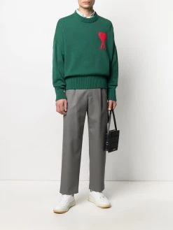 AMI Paris pantalon droit à plis