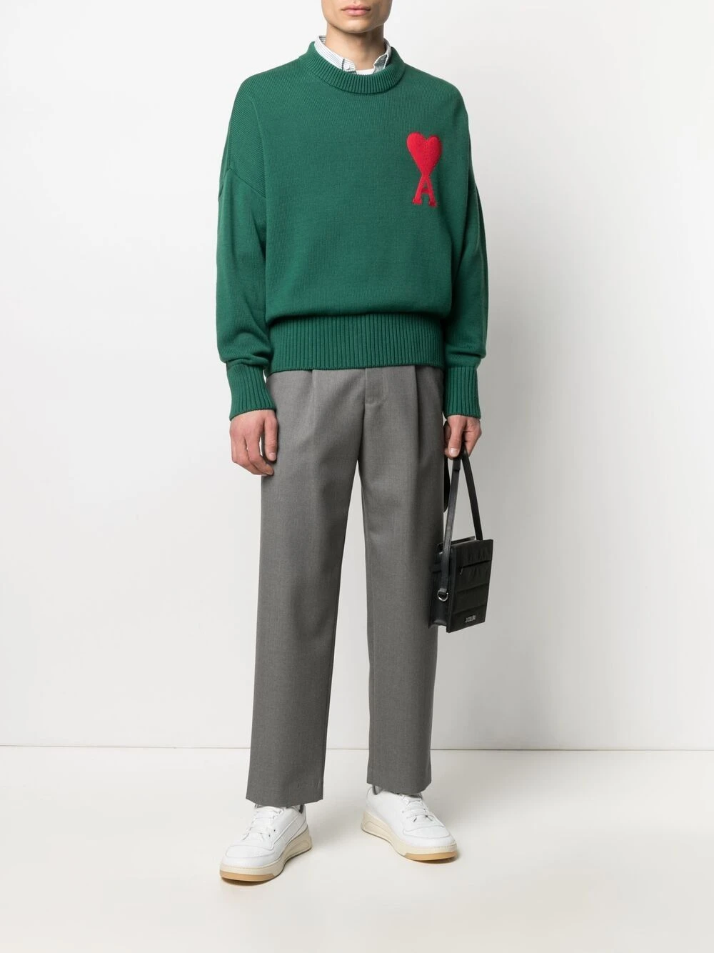 Meilleure qualité AMI Paris Pantalon droit à plis pantalons droits homme 2 AMI Paris pantalon droit à plis