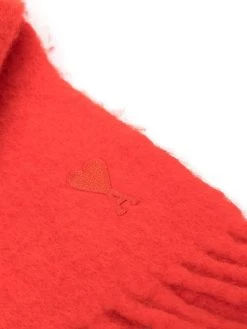 AMI Paris écharpe Ami De Cœur oversize