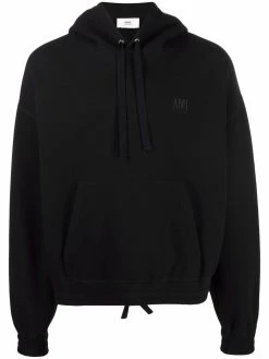 AMI Paris hoodie à logo brodé