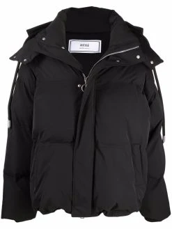 AMI Paris veste matelassée à patch Ami de Cœur