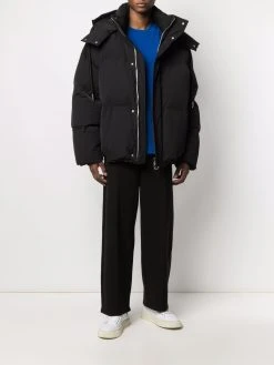 AMI Paris veste matelassée à patch Ami de Cœur