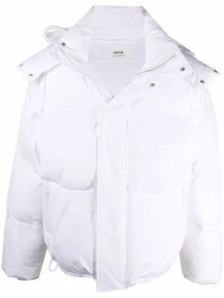 AMI Paris veste matelassée à patch Ami de Cœur