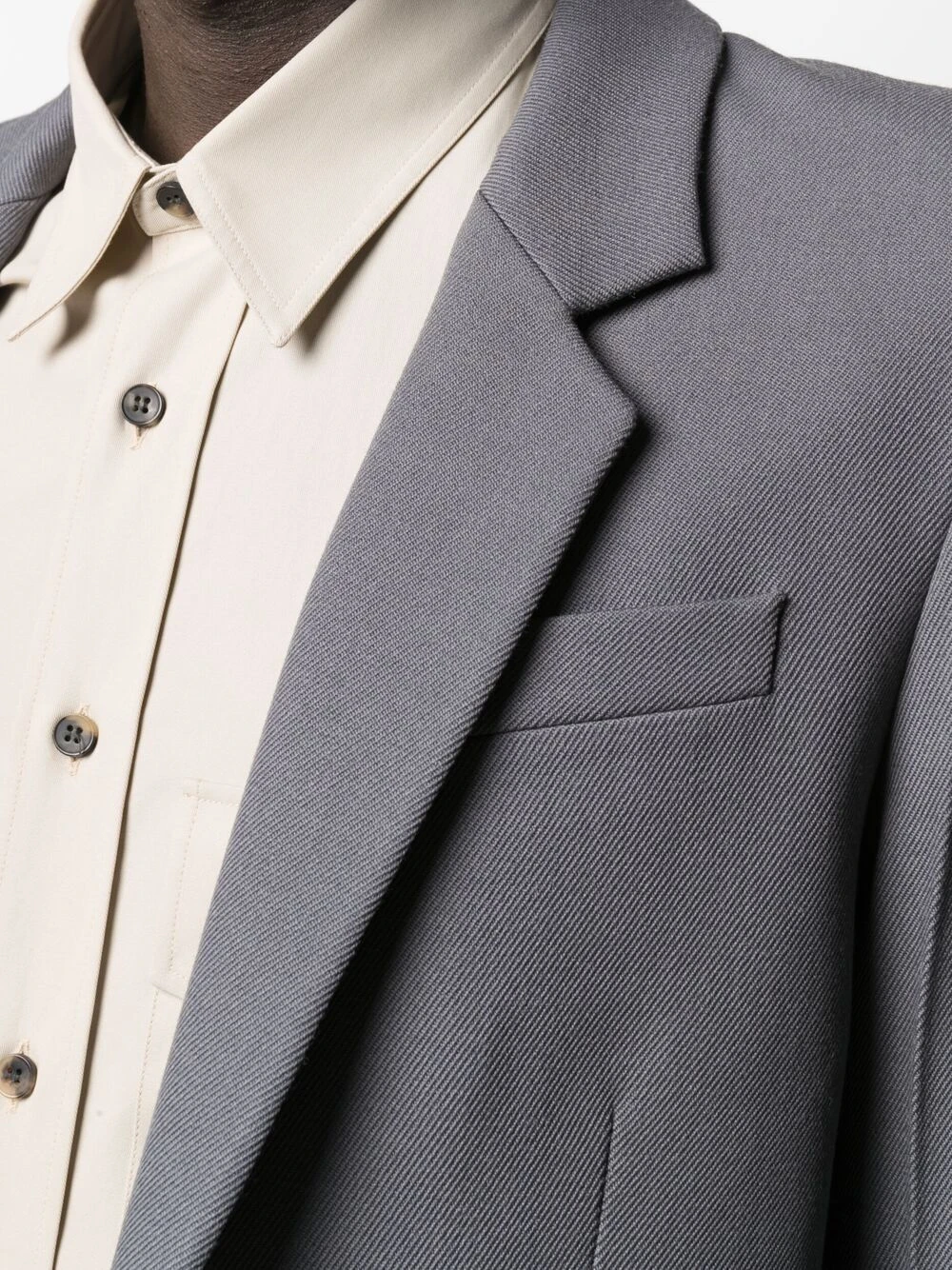 En promotion AMI Paris Manteau cintré à simple boutonnage pardessus homme 5 AMI Paris manteau cintré à simple boutonnage