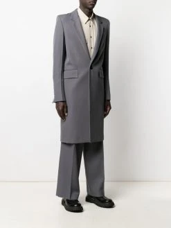 En promotion AMI Paris Manteau cintré à simple boutonnage pardessus homme 9 AMI Paris manteau cintré à simple boutonnage