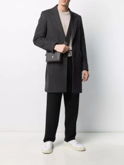 AMI Paris manteau boutonné à chevrons