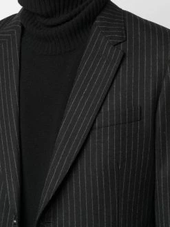 AMI Paris blazer ajusté à rayures