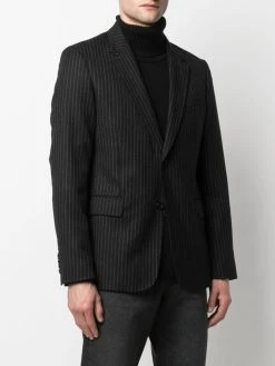 AMI Paris blazer ajusté à rayures