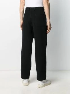 AMI Paris pantalon droit à taille élastiquée