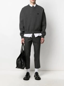 AMI Paris pantalon court à motif pied-de-poule