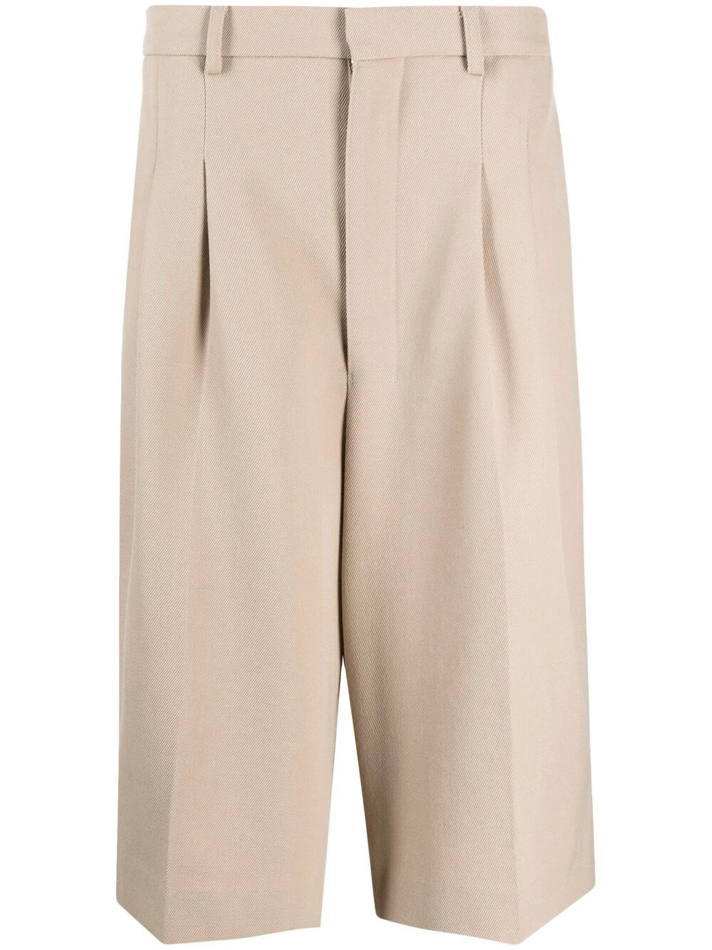 AMI Paris En promotion Bermuda à design plissé shorts habillés homme 1 AMI Paris bermuda à design plissé