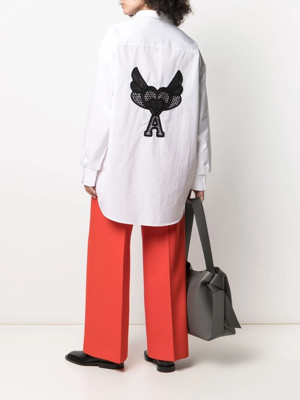 AMI Paris Chemise Ami de Coeur à manches longues Prix Allégé chemises femme 3 AMI Paris chemise Ami de Coeur à manches longues