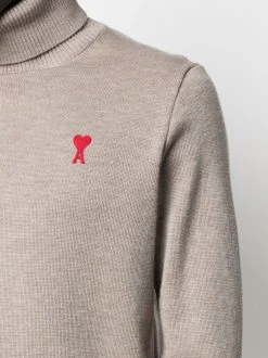 AMI Paris pull Ami de Coeur à col roulé