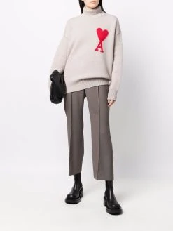 AMI Paris pull Ami de Coeur en maille