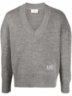 AMI Paris pull à col v