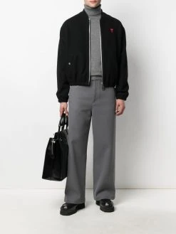 AMI Paris pantalon ample à patch logo