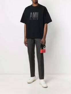 AMI Paris t-shirt à logo imprimé