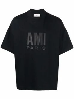 AMI Paris t-shirt à logo imprimé