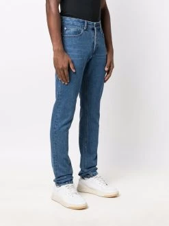 AMI Paris jean slim à poches multiples