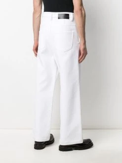 AMI Paris pantalon ample à patch logo