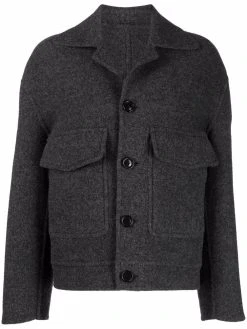 AMI Paris manteau à simple boutonnage