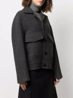 AMI Paris manteau à simple boutonnage