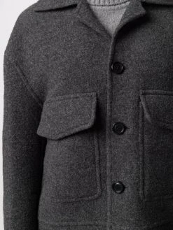 AMI Paris manteau à simple boutonnage