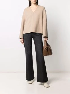 AMI Paris haut en maille à col v