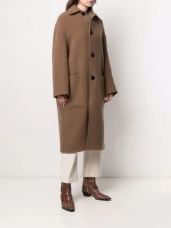 AMI Paris manteau à simple boutonnage