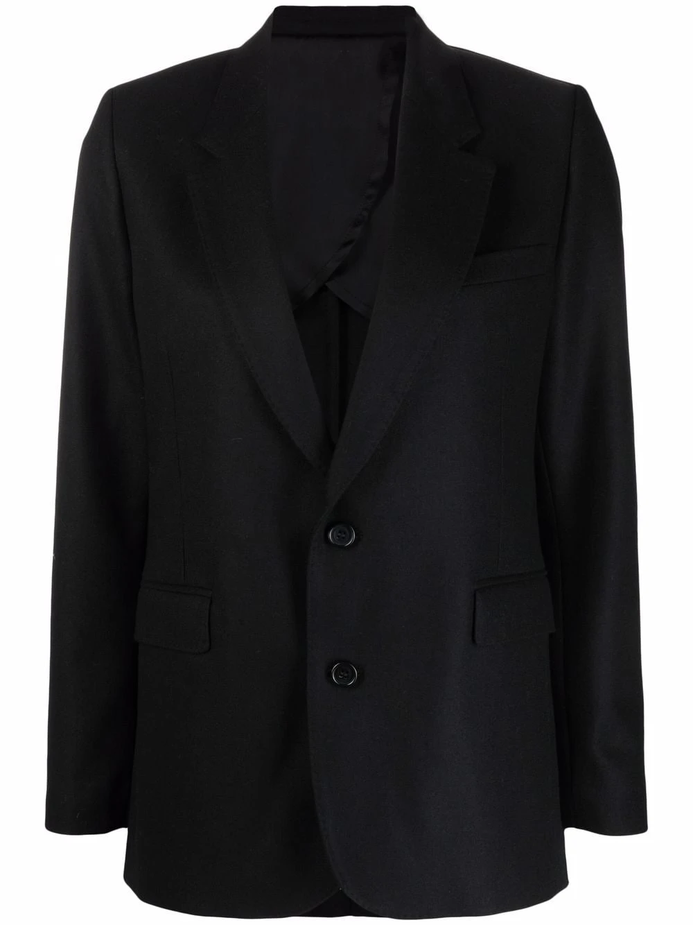 AMI Paris Blazer en laine à simple boutonnage Bas Prix blazers femme 1 AMI Paris blazer en laine à simple boutonnage