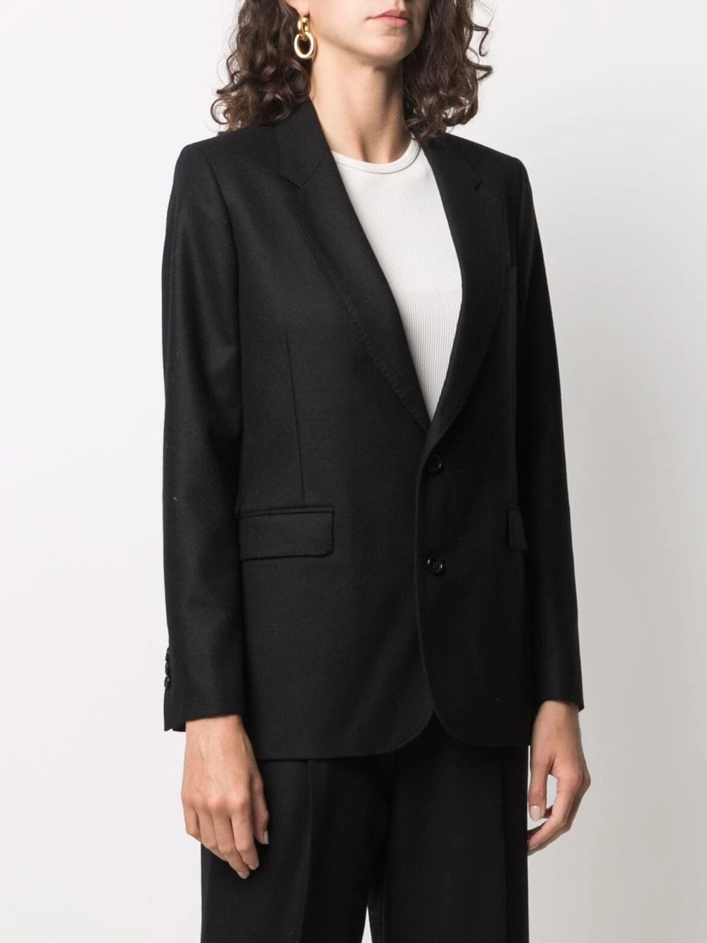 AMI Paris Blazer en laine à simple boutonnage Bas Prix blazers femme 3 AMI Paris blazer en laine à simple boutonnage