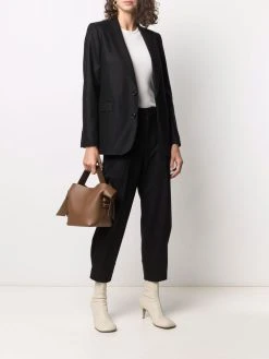 AMI Paris blazer en laine à simple boutonnage