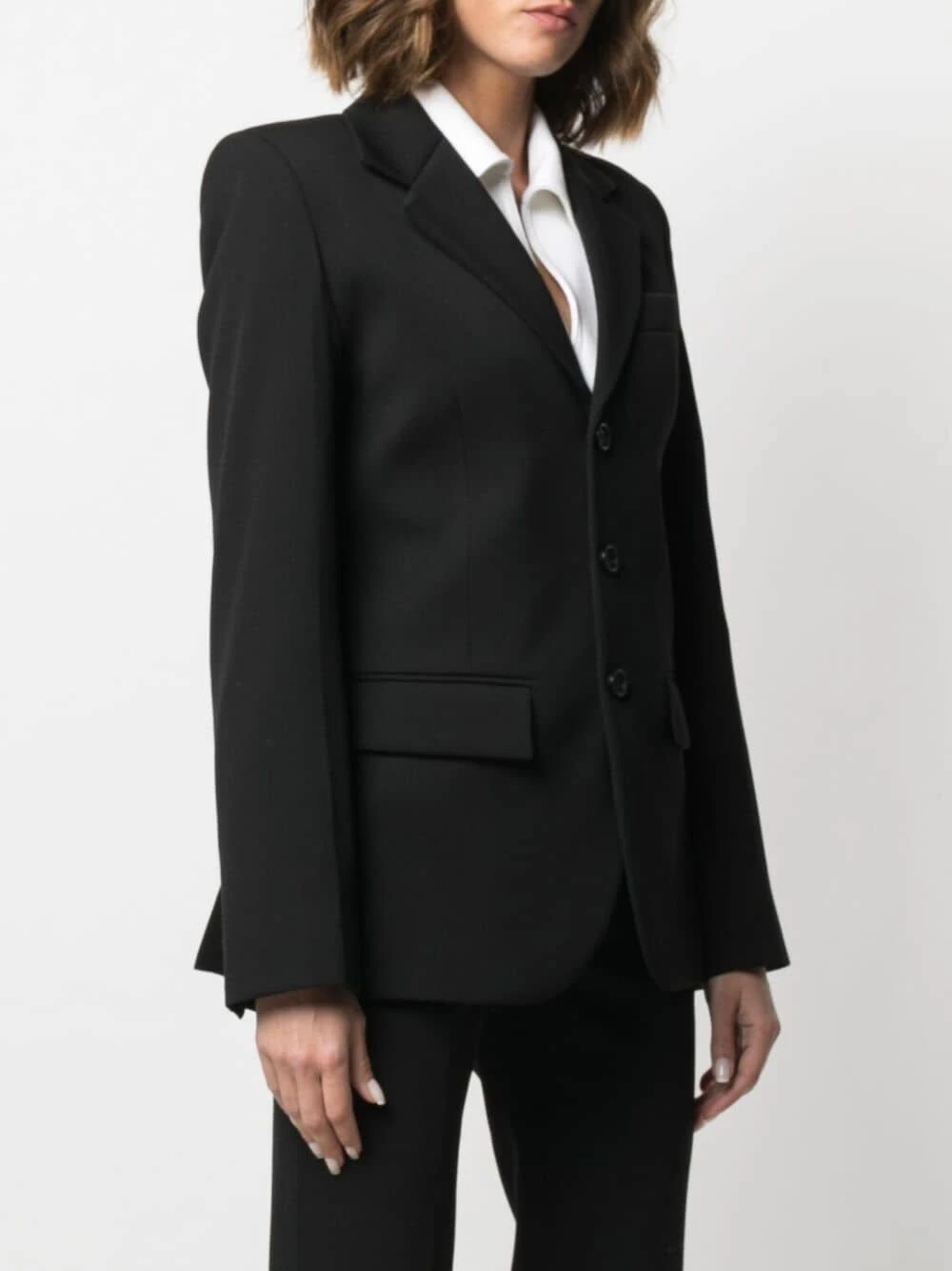 AMI Paris En promotion Blazer cintré à simple boutonnage blazers femme 3 AMI Paris blazer cintré à simple boutonnage