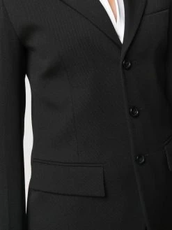 AMI Paris En promotion Blazer cintré à simple boutonnage blazers femme 9 AMI Paris blazer cintré à simple boutonnage