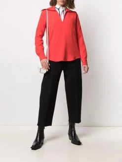 AMI Paris blouse à col v