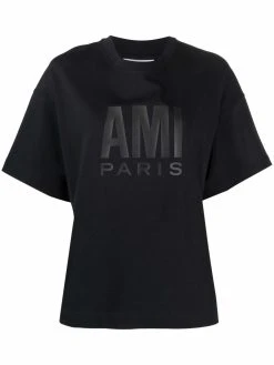 AMI Paris t-shirt oversize à logo imprimé