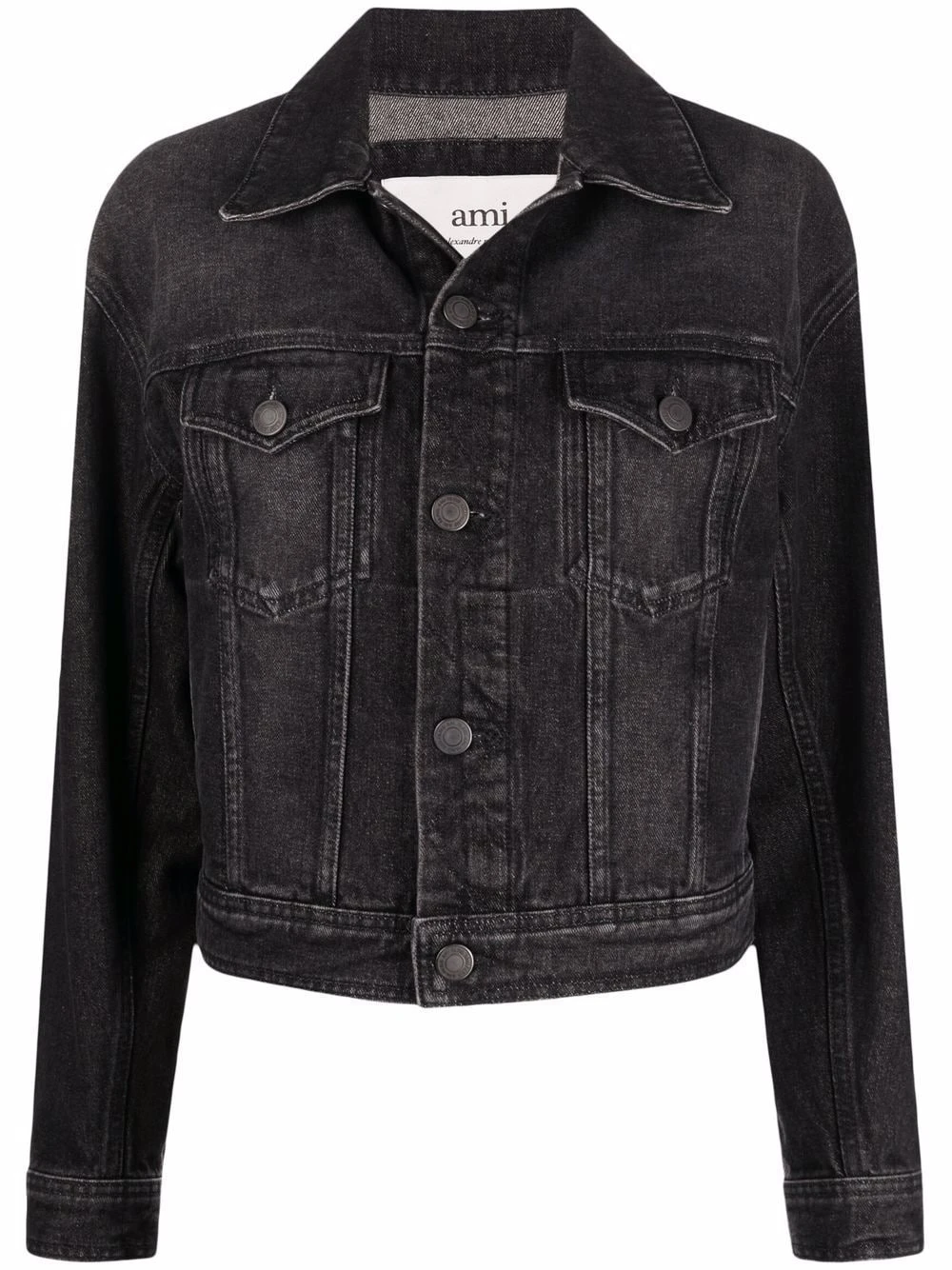 AMI Paris Bon Rapport Coût-Efficacité Veste ample en jean vestes en jean femme 1 AMI Paris veste ample en jean