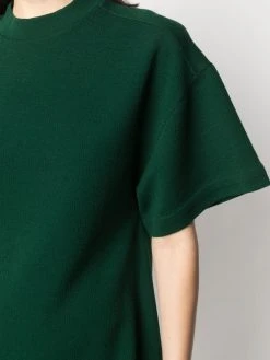 AMI Paris robe en jersey à manches courtes