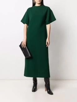 AMI Paris robe en jersey à manches courtes