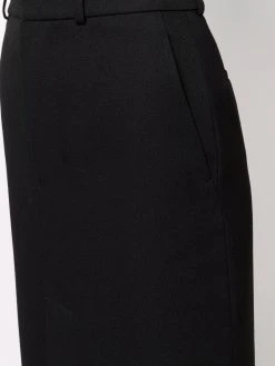 AMI Paris jupe crayon mi-longue à fente