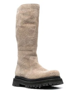 AMI Paris bottes à fini texturé