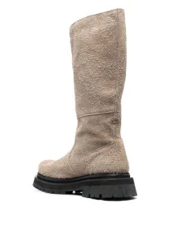 AMI Paris bottes à fini texturé