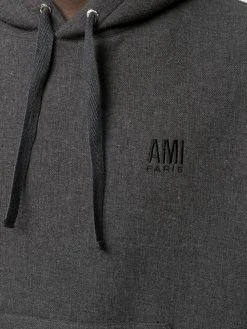 Qualité Excellente AMI Paris Hoodie à logo brodé hoodies homme 9 AMI Paris hoodie à logo brodé