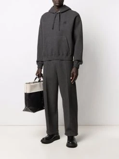 AMI Paris hoodie à logo brodé