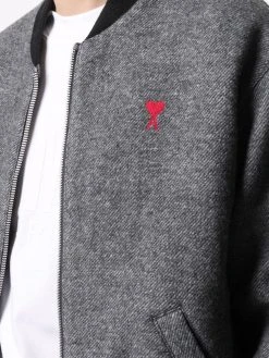AMI Paris Veste bomber Ami De Coeur à fermeture zippée Rabais vestes bomber homme 9 AMI Paris veste bomber Ami De Coeur à fermeture zippée