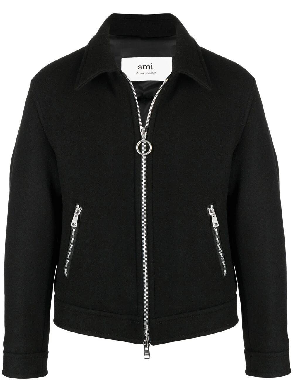 Meilleure qualité AMI Paris Surchemise à fermeture zippée surchemises homme 1 AMI Paris surchemise à fermeture zippée