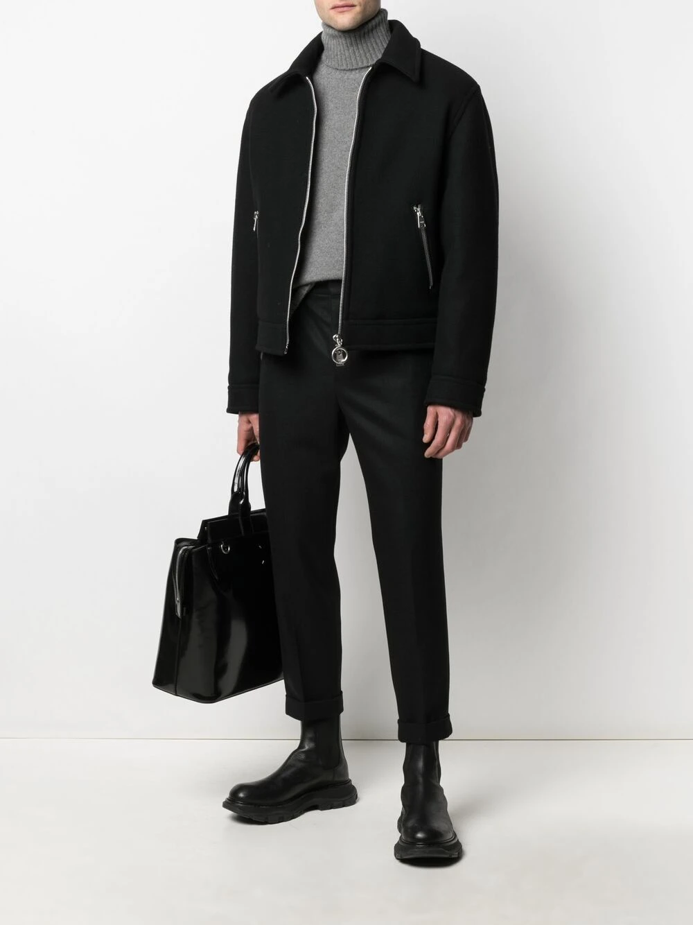 Meilleure qualité AMI Paris Surchemise à fermeture zippée surchemises homme 2 AMI Paris surchemise à fermeture zippée