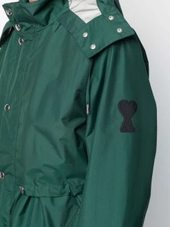 AMI Paris parka Ami de Cœur à capuche